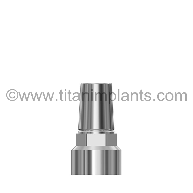Simple Step Abutment compatible with Biomet 3i external hex 4.1mm