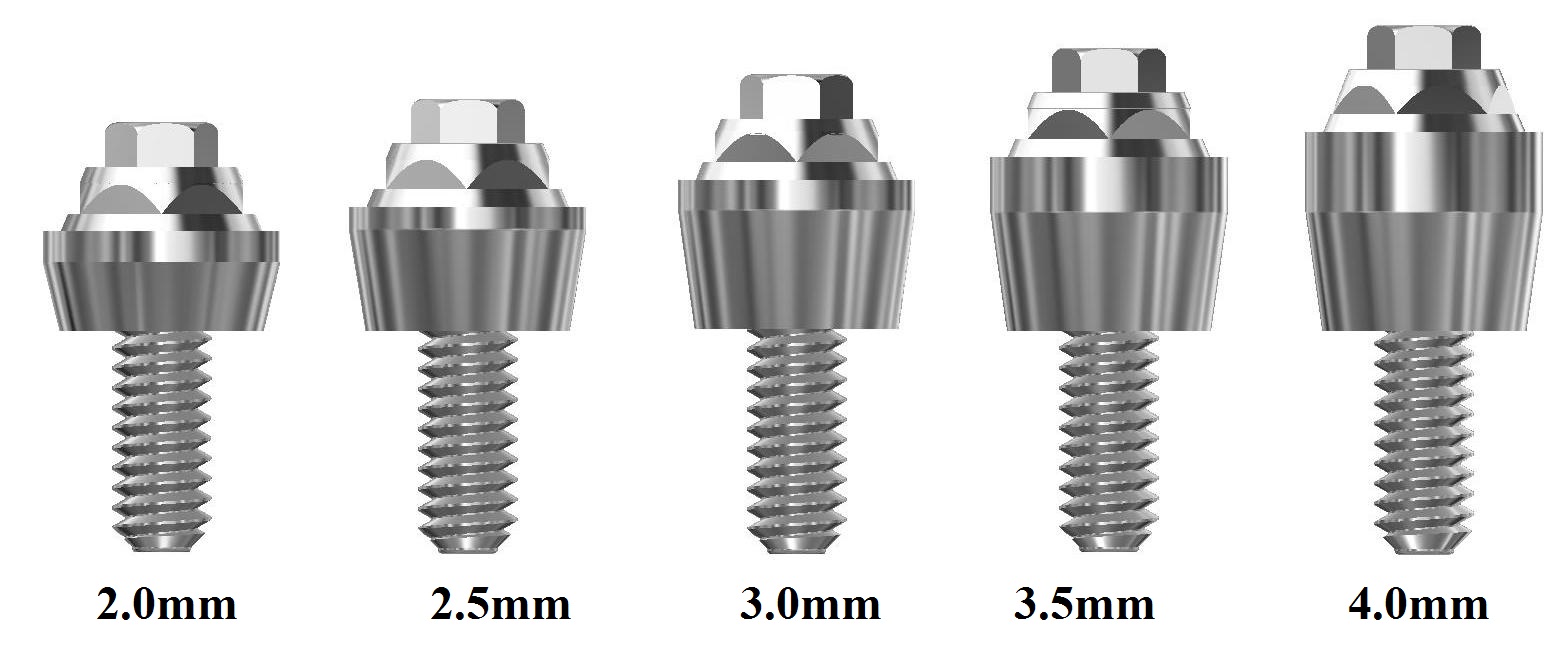 Multi-Unit Abutment, engaging compatible with Biomet 3i external hex 4.1mm