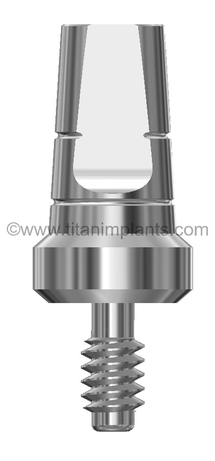 Post Abutment compatible with Biomet 3i external hex 4.1mm