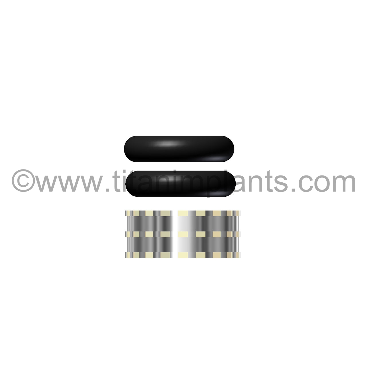 Keeper & Two O-Rings compatible with Biomet 3i external hex All